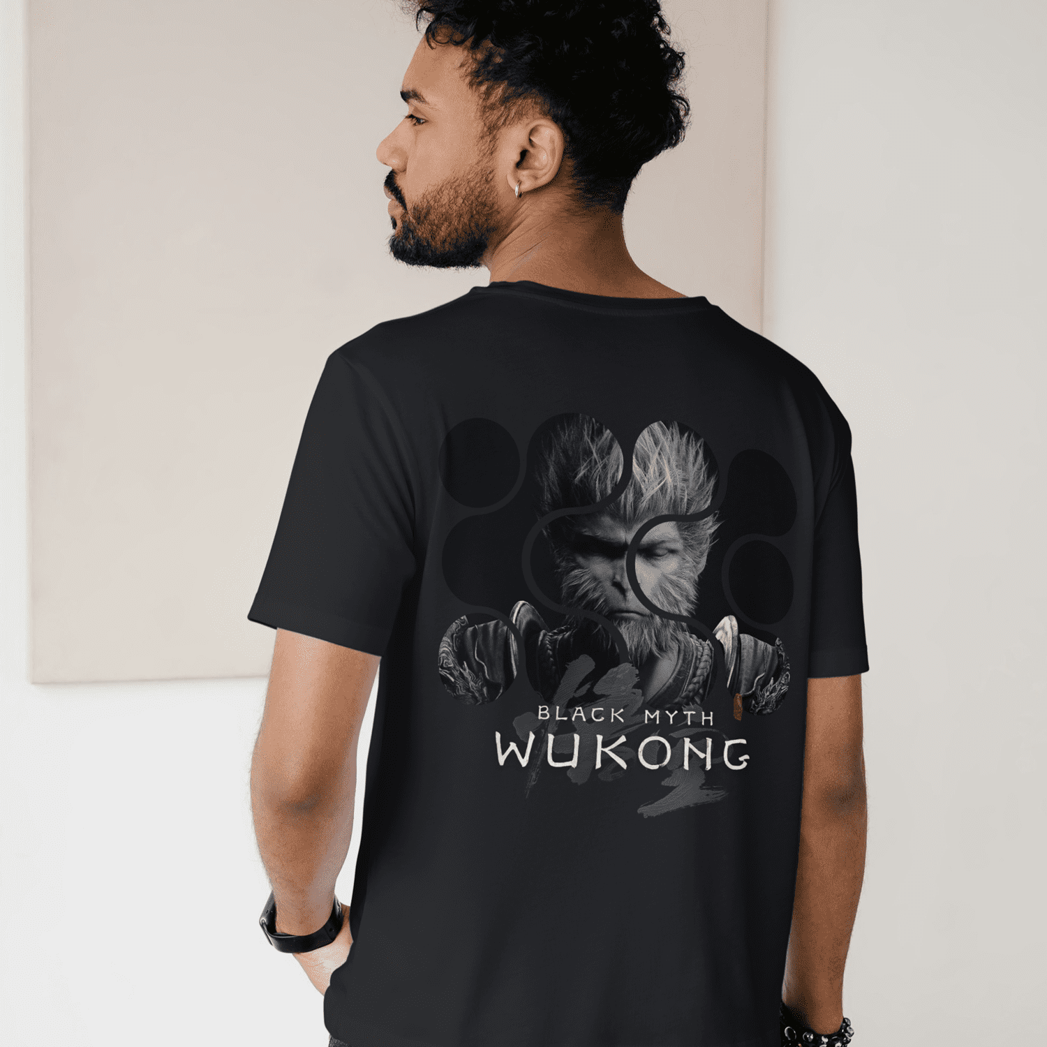 Black Myth Wukong – Mythic Warrior Black T shirt